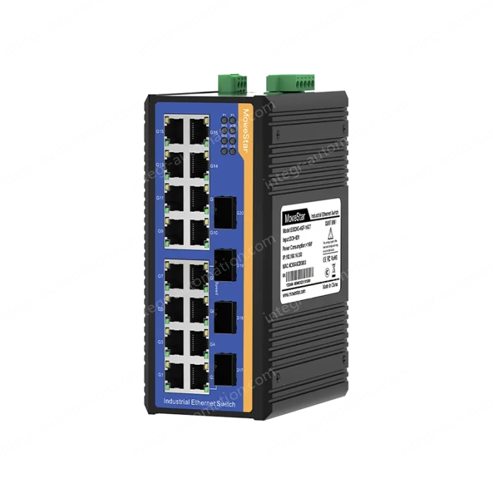 [Gigabit 4 optical 16 electrical] ring network managed industrial switch