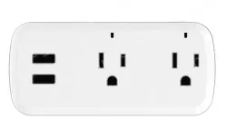 Smart socket LSPA11 one to two dual USB US standard