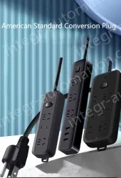 Lightning protection against power surges Split-control 5-plug 2.8m