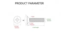Electronic screws M1*10